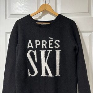 cupcakes & cashmere Black Après Ski Sweater
